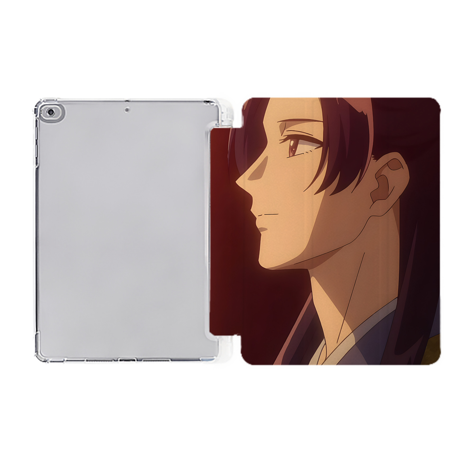 （画像用） 薬屋のひとりごと The Apothecary Diaries IPad ケース ペン収納付き 三つ折りスタンド PUレザー×シリコン 対応機種9.5/10.5/10.9インチ